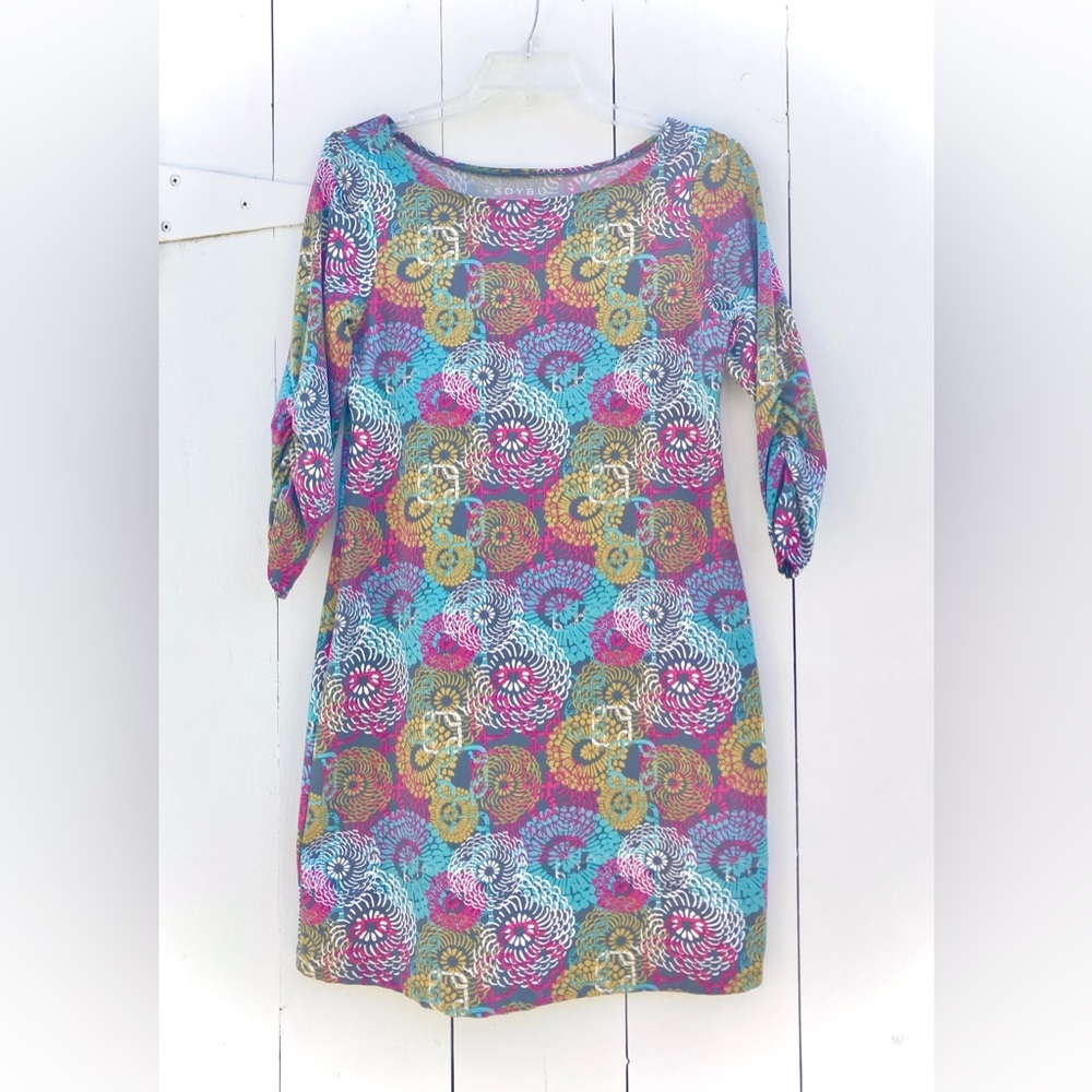 Soybu Floral Sheath Dress, size M